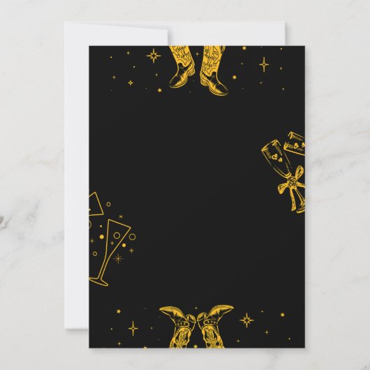 Feestchampagne Kaart (Achterkant)