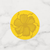 Feestconfetti geel voor FTF-feestje Confetti (Kleine voorkant)
