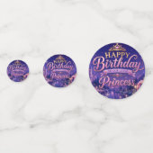 Feestconfetti voor prinsessenverjaardagsfeest  confetti (Voorkanten)