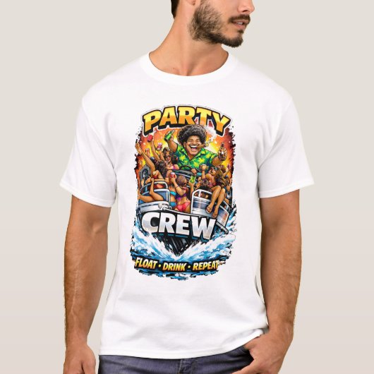 Feestcrew T-shirt (Voorkant)
