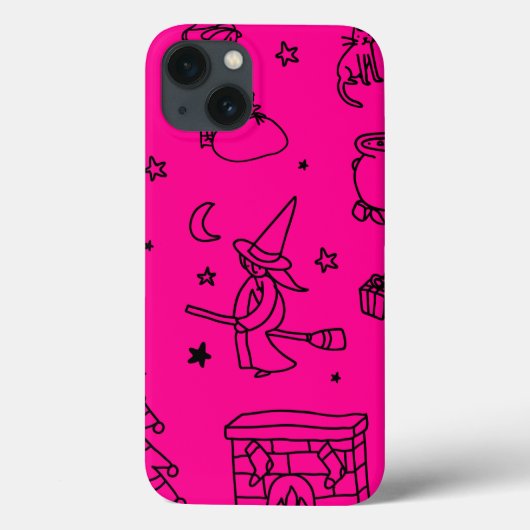 feestdag befana roze Case-Mate iPhone case (Achterkant)