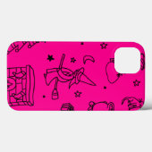 feestdag befana roze Case-Mate iPhone case (Achterkant (horizontaal))