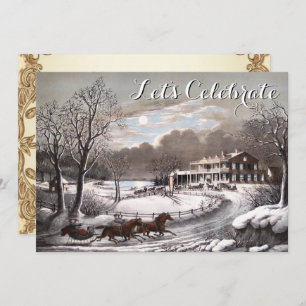  feestdag bezoekt kerstfeest kaart