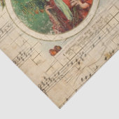  feestdag Ephemera ontkoppelen Victoriaans stijl Tissuepapier (Detail)