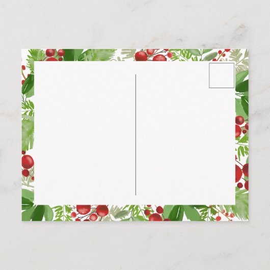 feestdag feestdag feestdag feestdag aankondigingskaart (Achterkant)