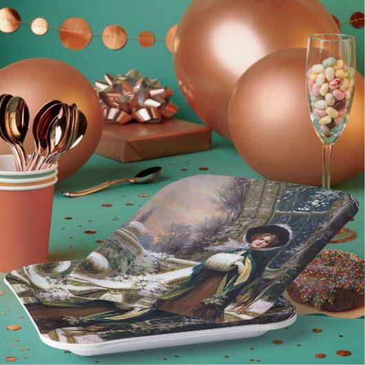 feestdag feestdag feestdag papieren bordje (Multi)