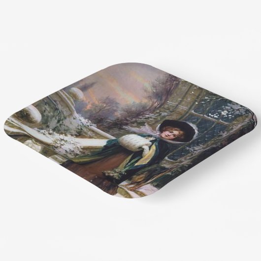 feestdag feestdag feestdag papieren bordje (Gebogen)