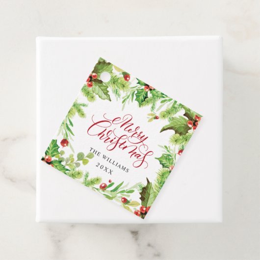 feestdag feestdag feestdag voor feestdag in Holly  Bedankjes Labels (In situ)