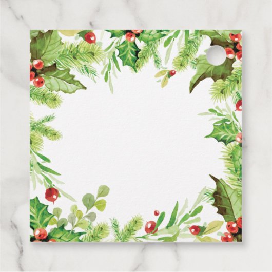 feestdag feestdag feestdag voor feestdag in Holly  Bedankjes Labels (Achterkant)