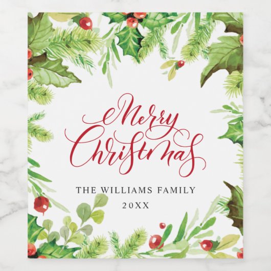 feestdag feestdag feestdag voor feestdag in Holly Wijn Etiket (Enkel label)