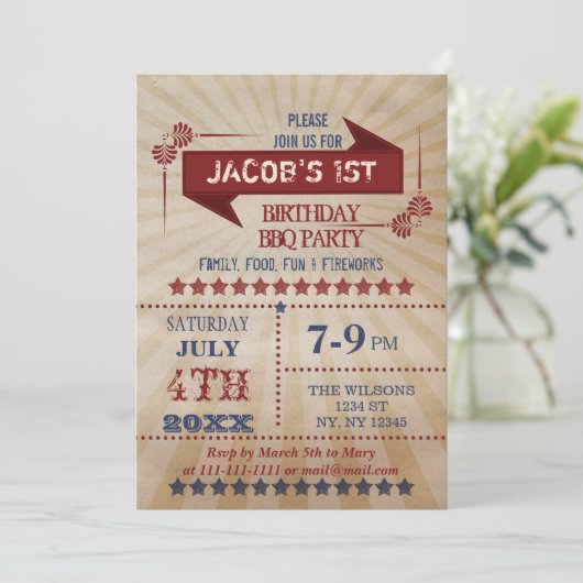  feestdag feestdag nodigt de partij uit kaart (Staand voorkant)