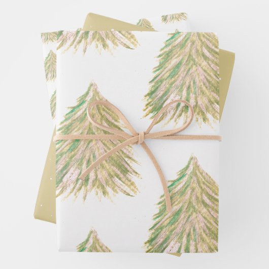 feestdag feestdag voor feestelijke Waterverf kerst Inpakpapier Vel (In situ)