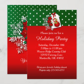 feestdag feestelijk kerstBeer Kaart (Voorkant / Achterkant)