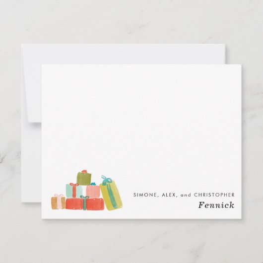 feestdag feestelijke feestelijke feestelijke feest notitiekaartje (Voorkant)