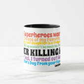 Feestdag Funny Quotes uit Dochter Mok (Midden)