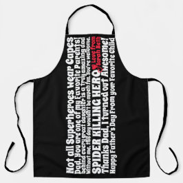 Feestdag Funny Quotes van vaders Apro Schort