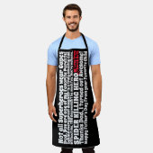 Feestdag Funny Quotes van vaders Apro Schort (Gedragen)