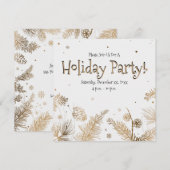 feestdag, goudpins, kaart (Voorkant / Achterkant)