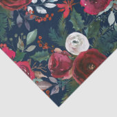  feestdag Grenadine Red Mistletoe Kerstmis Tissuepapier (Detail)