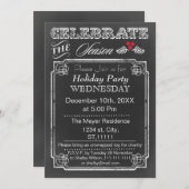 feestdag in Chalkboard Kaart (Voorkant / Achterkant)