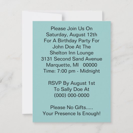 feestdag in City Cityscape Skyline Kaart (Achterkant)