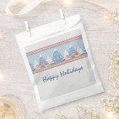 feestdag in de noordse bergscène bedankzakje (Geknipt)