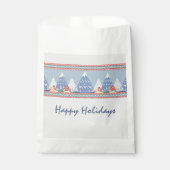  feestdag in de noordse bergscène bedankzakje (Voorkant)