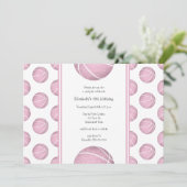 feestdag in dusty roze basketballen kaart (Staand voorkant)