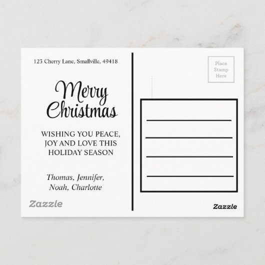 feestdag in Penguin | tandwielen Briefkaart (Achterkant)