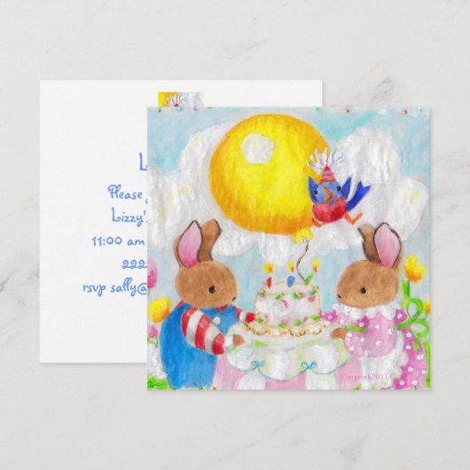 feestdag kaart (Voorkant / Achterkant)