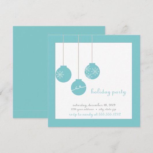 feestdag kaart (Voorkant / Achterkant)