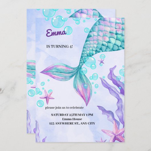 feestdag kaart (Voorkant / Achterkant)