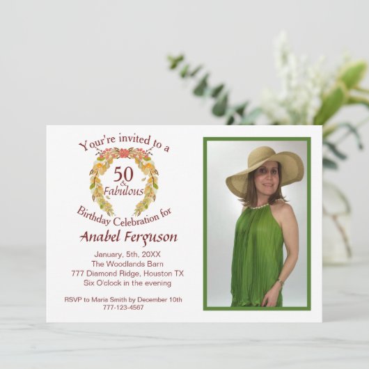 feestdag kaart (Staand voorkant)