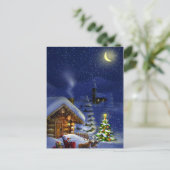 feestdag kerst briefkaart (Staand voorkant)