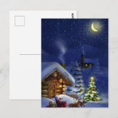 feestdag kerst briefkaart (Voorkant / Achterkant)