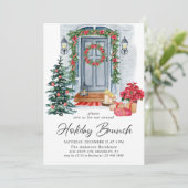 feestdag kerst feestdag feestdag BRUNCH Kaart (Staand voorkant)