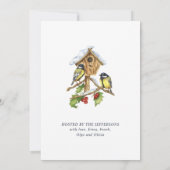 feestdag kerst feestdag feestdag BRUNCH Kaart (Achterkant)