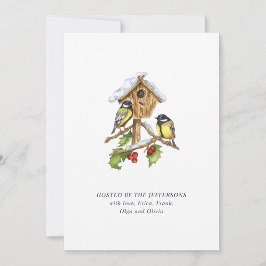 feestdag kerst feestdag feestdag BRUNCH Kaart (Achterkant)