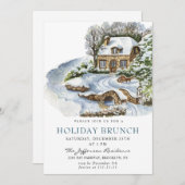 feestdag kerst feestdag feestdag BRUNCH Kaart (Voorkant / Achterkant)