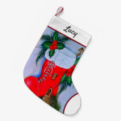  feestdag kerst kleine kerstsok (Voorkant (Hangend))