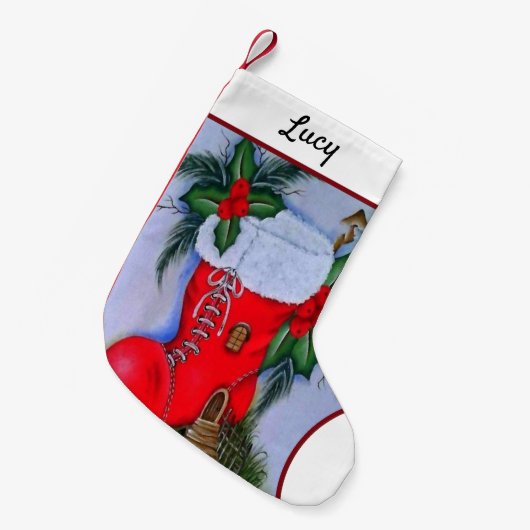  feestdag kerst kleine kerstsok (Voorkant (Hangend))