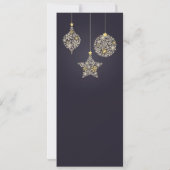 Feestdag Kerst uitnodiging (Achterkant)