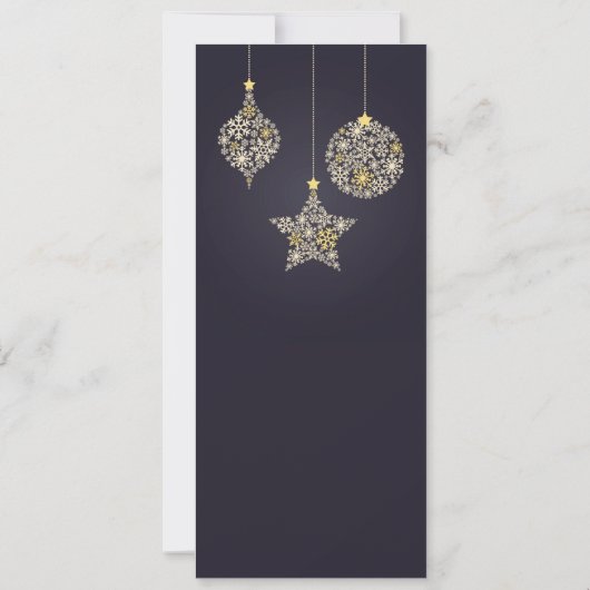 Feestdag Kerst uitnodiging (Achterkant)