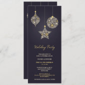 Feestdag Kerst uitnodiging (Voorkant / Achterkant)