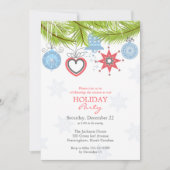 Feestdag Kerst uitnodiging (Voorkant)