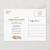 Feestdag | Kerstboom Bewaar de datum Aankondigingskaart (Achterkant)