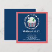 feestdag kerstfeestdag kaart (Voorkant / Achterkant)