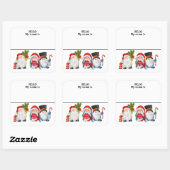 feestdag kerstfeestdag vierkante sticker (Vel)