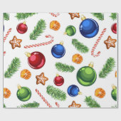  feestdag kerstmis cadeaupapier (Vlak)