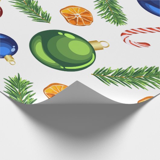  feestdag kerstmis cadeaupapier (Hoek)